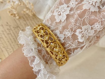 Gold Metal Cuff Women's Watch - Image 6